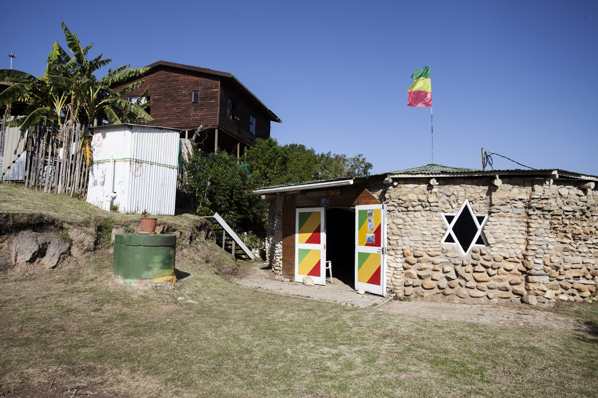 Niyabinghi Order Chapel in Judah Square.