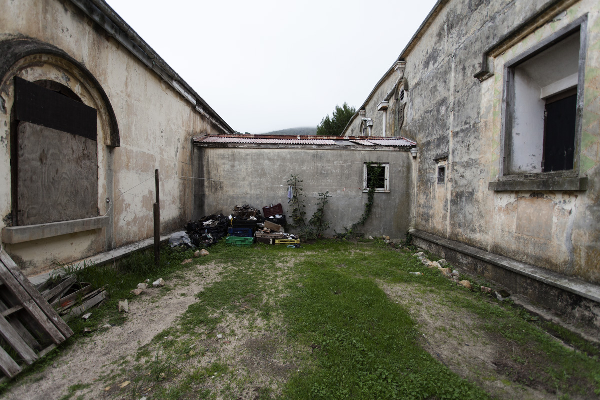 The ammunition bunker on Erf 81 that Mzu Zele and his friends live in. 