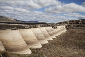 Dam wall.