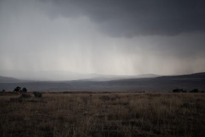 Rain storm approaching.