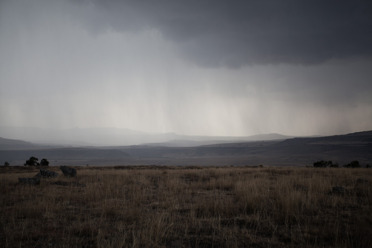 Rain storm approaching.