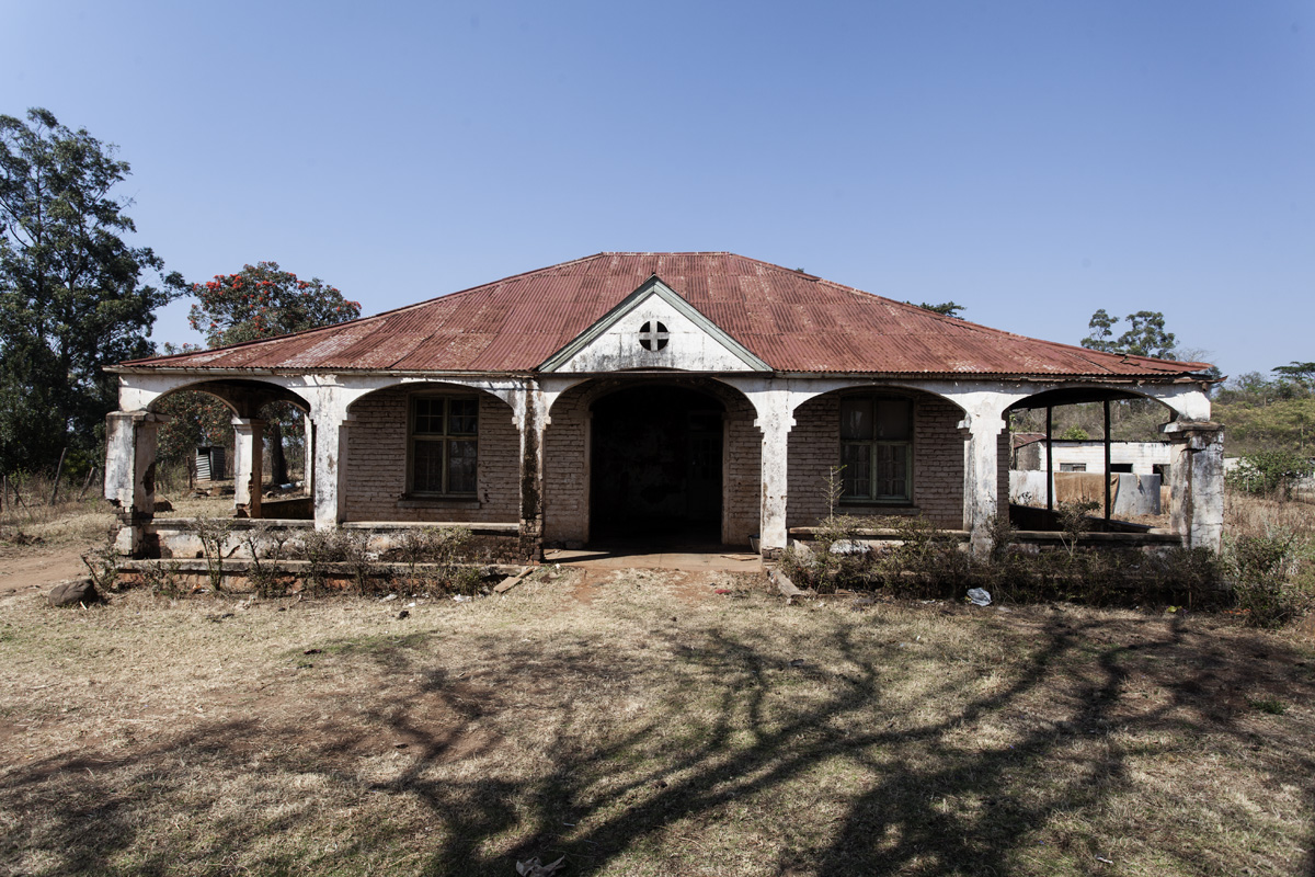 The farm house that has been neglected for years.