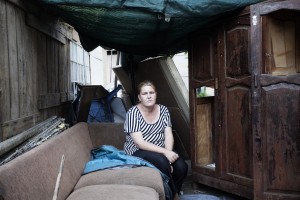Denise Harrington tells me about the eviction of the residents at Coronation Park.