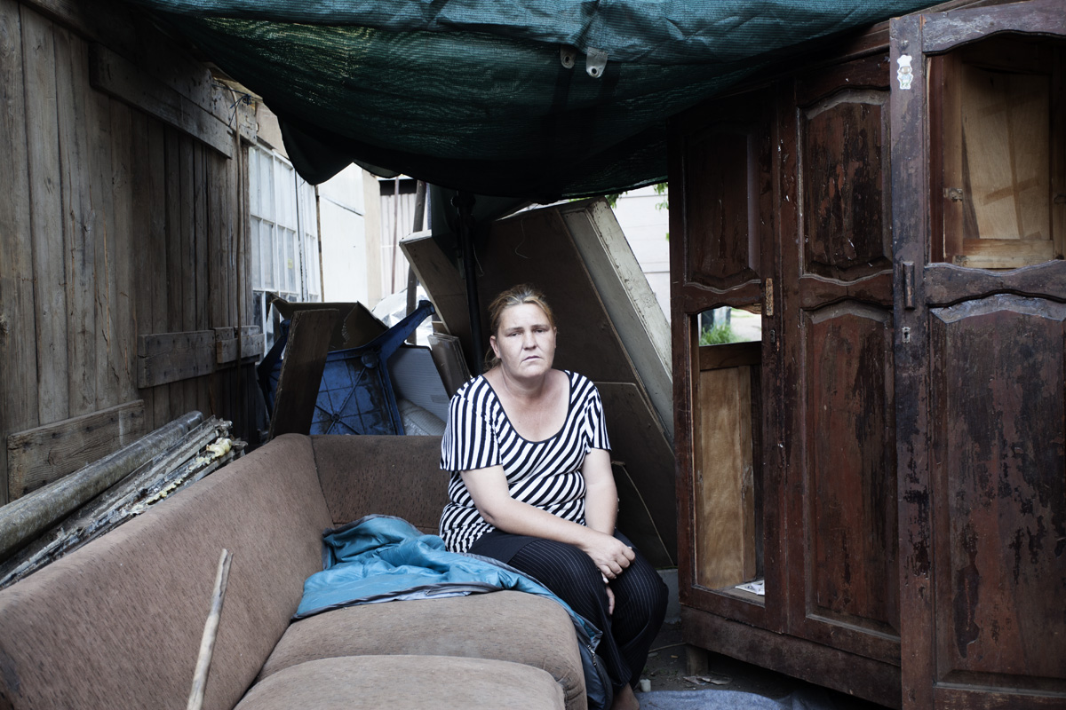 Denise Harrington tells me about the eviction of the residents at Coronation Park.