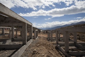 RDP houses being built.
