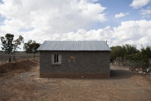 ANC Election poster on a RDP house.